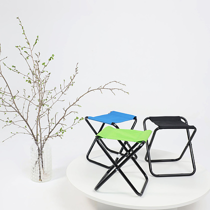 Табурет складной ANGLER, ткань, синий - 10