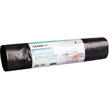 Мешки для мусора с завязками, 22 мкм, 60 л, 10 шт/рулон