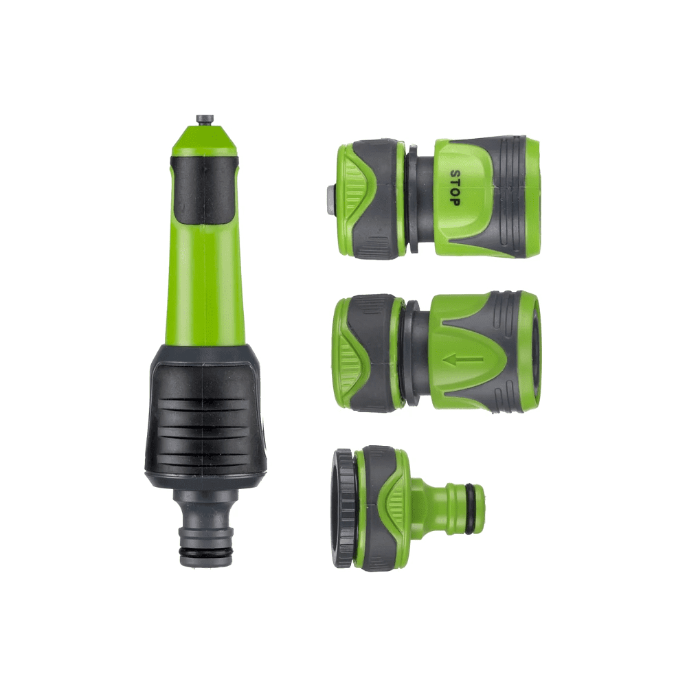 Комплект поливочный Amigo Grande "79021", 1/2", пластик, зеленый, серый