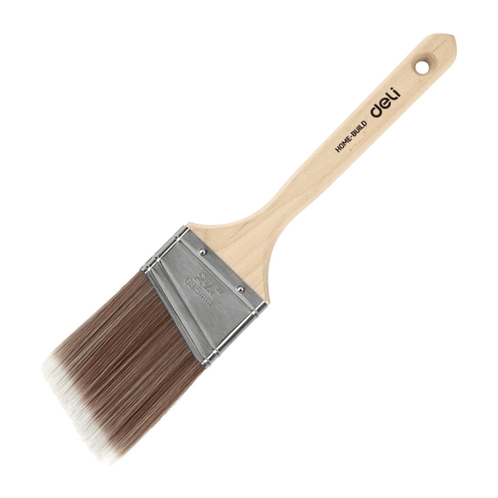 Кисть малярная Deli YS EDL509173, плоская, 2.5"-63 мм, угловой срез, искусственная щетина