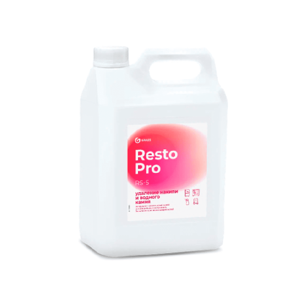 Средство для удаления накипи и отложений Grass "Resto Pro RS-5", 5 л, концентрат