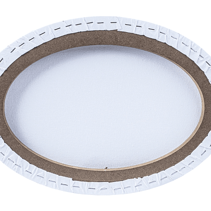 Холст на подрамнике овальный "Сонет", 30х40 см, хлопок, 280 г/м2, среднее зерно - 3