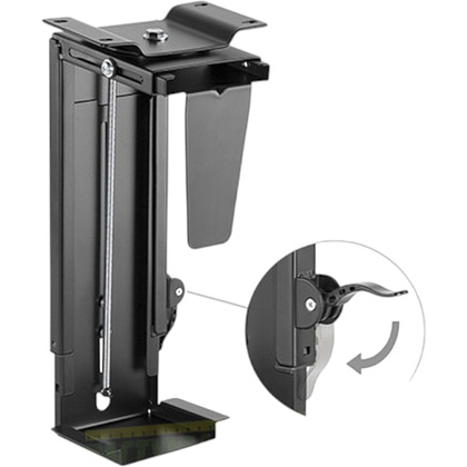 Держатель для системного блока Easy BLACK, чёрный матовый - 2