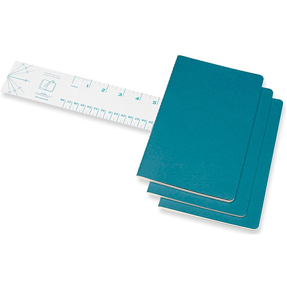 Блокнот "Cahier Journal Large", А5, 40 листов, линейка, 3 шт, голубой - 3