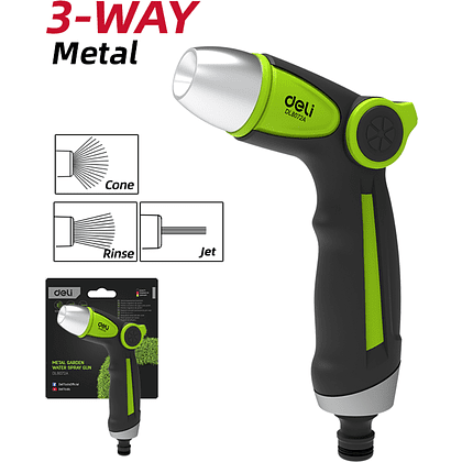 Пистолет-распылитель Deli GS EDL8072A, 3/4", 3 функции - 2