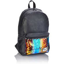 Рюкзак молодежный "Head Holographic Fashion", черный, золотой