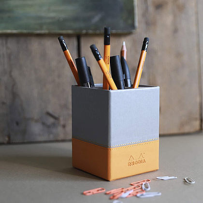 Карандашница "Rhodiarama", 80x80x110 мм, сапфировый - 2