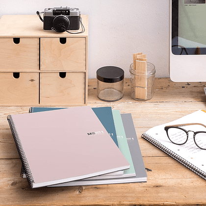 Тетрадь Miquelrius "Sand", А4, 80 листов, клетка, розовый - 5