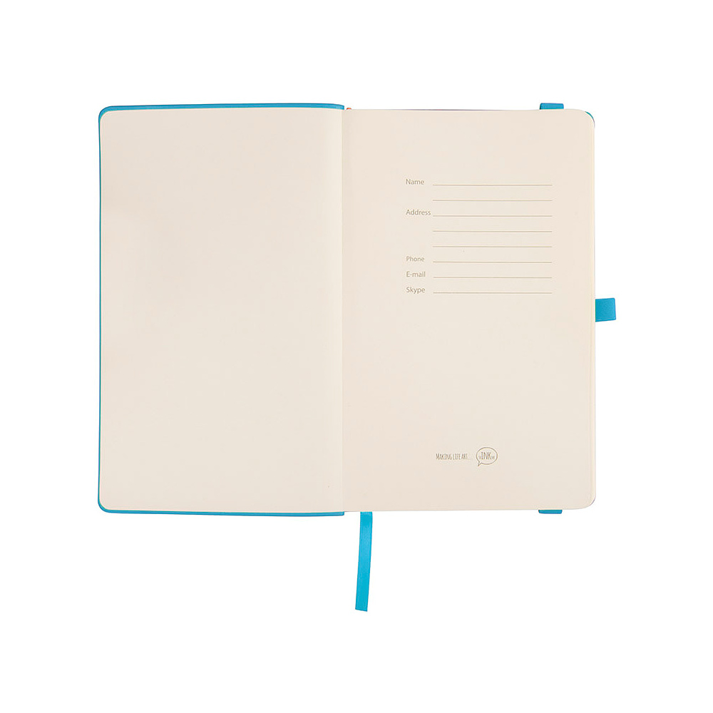 Блокнот "Gracy", А5, 96 листов, линованный, голубой - 4