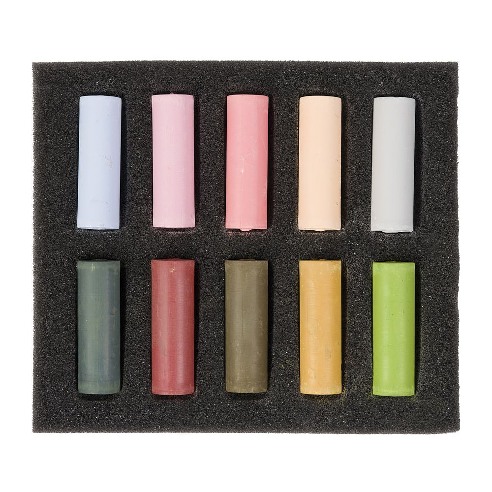 Набор мягкой пастели "Rembrandt Half Pastel", 10 цветов, приглушенные оттенки - 2
