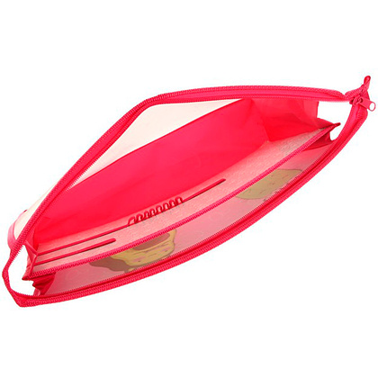 Папка для труда "Кот-авокадо", А4, на молнии, пластик, розовый - 3