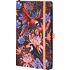 Блокнот  "Eden wild garden", А5, 96 листов, линейка, на резинке, разноцветный, оранжевый - 2