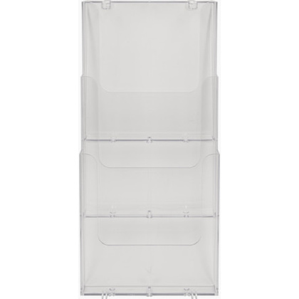 Модуль настенный "Exacompta", 3 отделения, вертикальный, прозрачный - 3