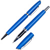 Набор ручек"Alphabet": ручка шариковая автоматическая и роллер, синий - 2