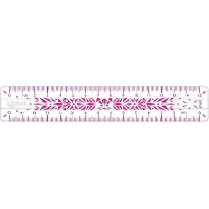 Линейка Maped "Unbreakable Fancy", 15 см, ассорти - 2