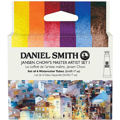 Набор акварели Daniel Smith "Jansen Chow's Master Artist Set I", 6 цветов, тубы