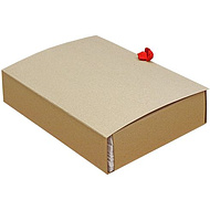 Папка для бумаг с завязками, 70 мм, 4 завязки, крафт