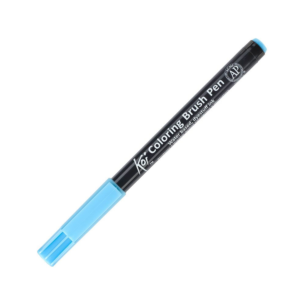 Маркер акварельный "Koi Color Brush", голубой