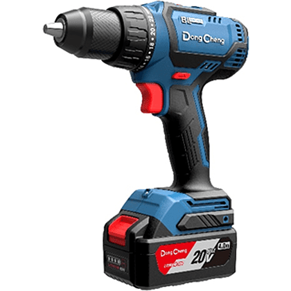 Аккумуляторная дрель-шуруповерт DongCheng DCJZ04-13 (TYPE AM), 20 В, 600 Вт, 60 НМ, 2 Ач, З/У 2 А