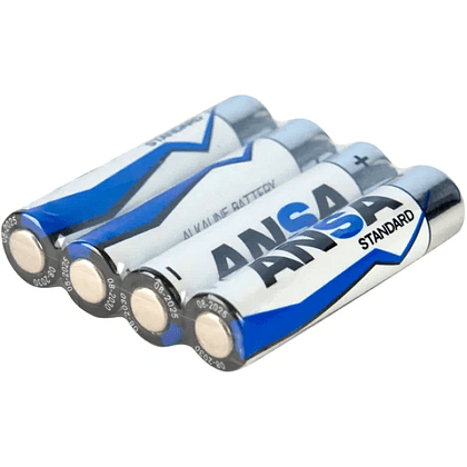 Батарейки алкалиновые ANSA Standart "LR03/BL-4 (AAA)", 4 шт, щелочные - 5