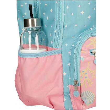 Рюкзак школьный Enso "Keep the oceans clean" L, голубой, розовый - 5