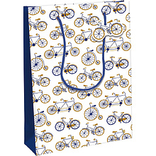 Пакет бумажный подарочный "Kraft. Bike"