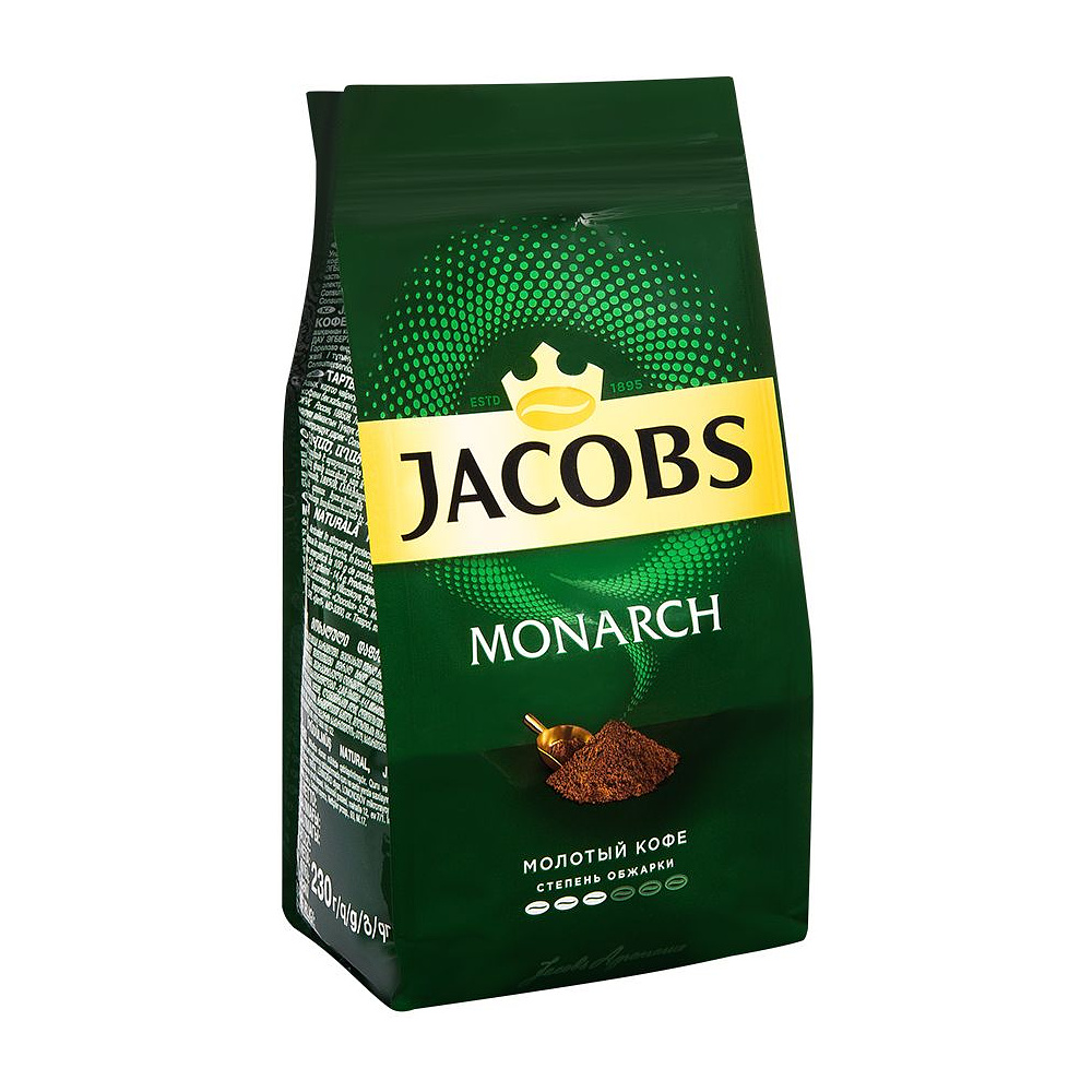 Кофе "Jacobs Monarch" классический, молотый, 230 г