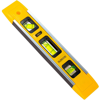 Уровень строительный Deli YS EDL290230, 230 мм, магнит