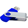 USB Flash 2.0 16 Gb VDF-008, пластик, метал, синий  - 3