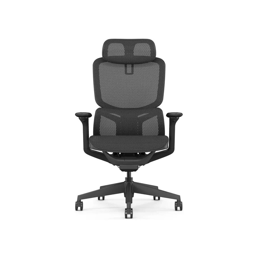 Кресло компьютерное SitZone E-JX-001А, сетка, пластик, черный - 2
