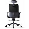 Кресло для руководителя BESTUHL "J2", ткань, пластик, черный  - 5