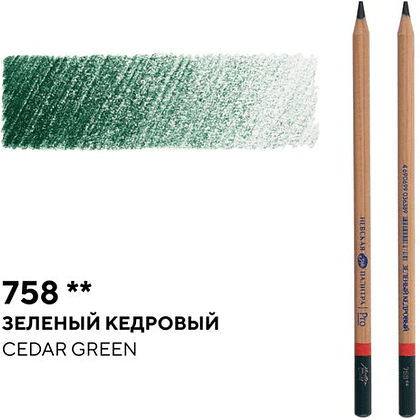 Карандаш цветной "Мастер-класс", 758, зеленый кедровый - 2