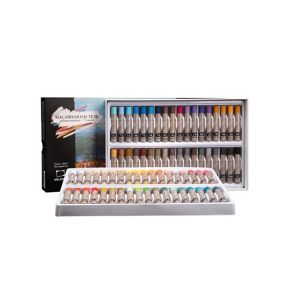 Пастель масляная "Малевичъ" профессиональная, 72 цвета - 6