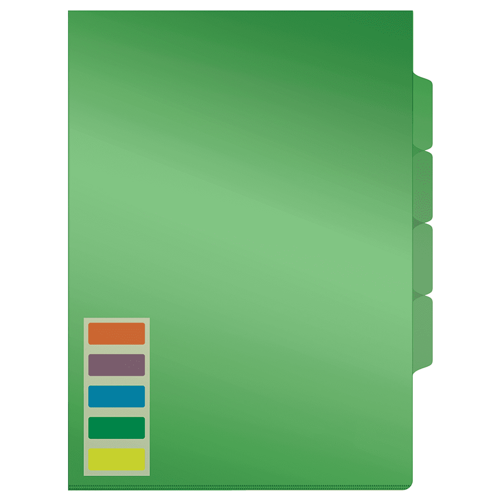 Папка-уголок "Стамм", А4, 150 мк, ассорти - 2