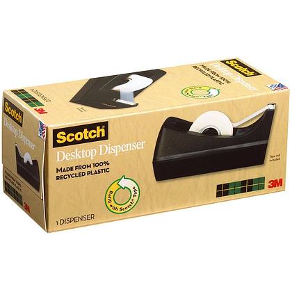 Настольный диспенсер для скотча, 19x3 мм/м - 4