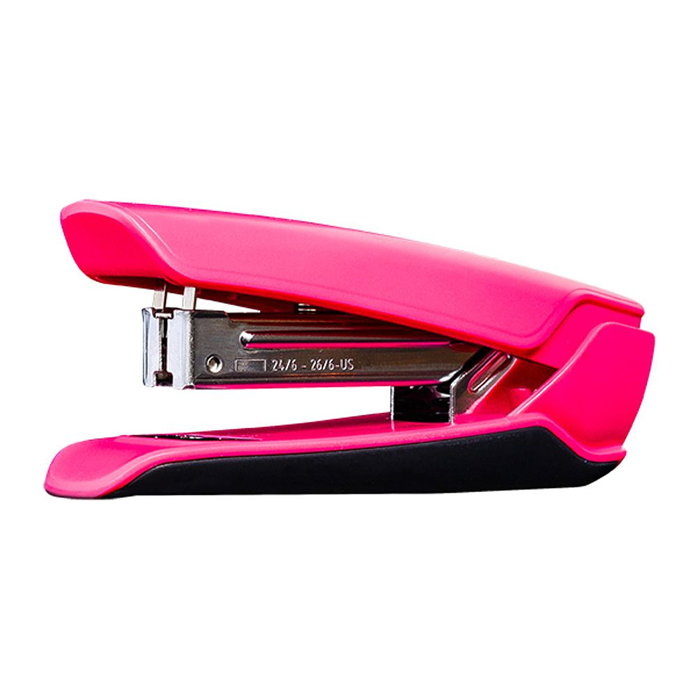 Скобосшиватель "Nowa-35/S", № 24/6, 26/6, 25 листов, розовый