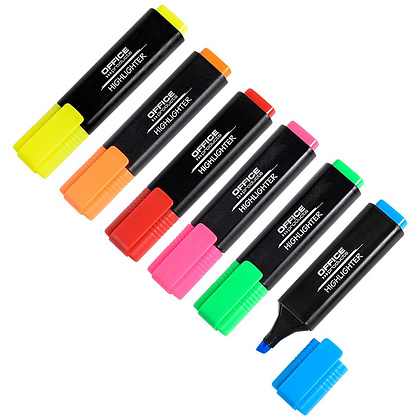 Маркер текстовый "Office Products", оранжевый - 2