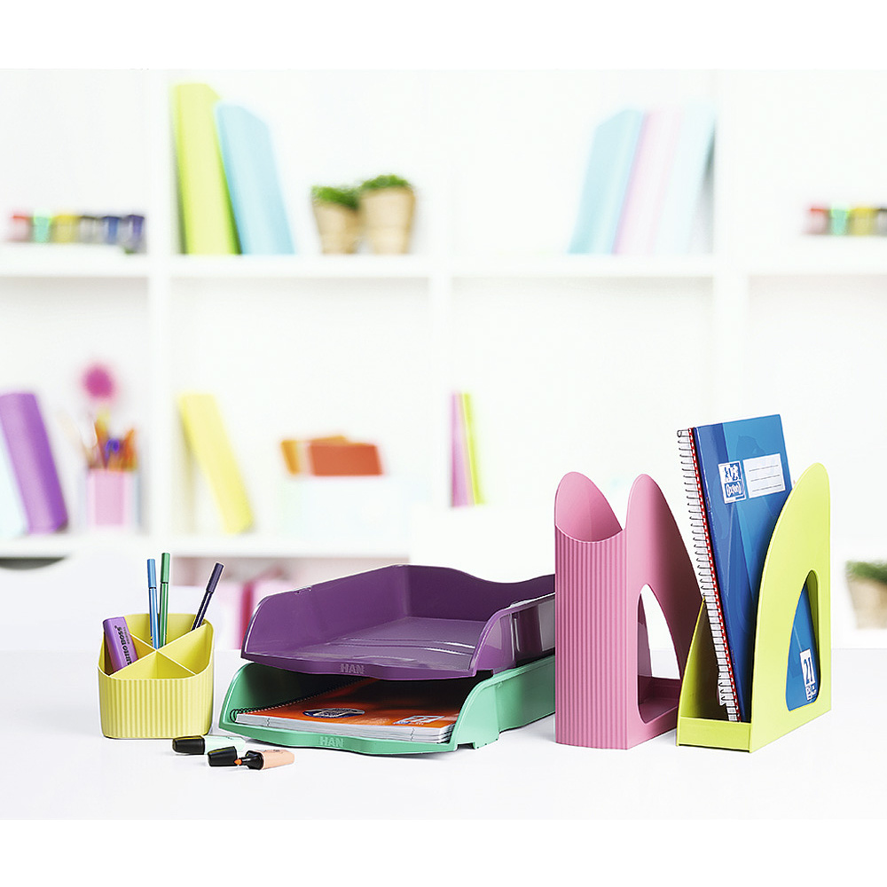 Модуль для бумаг горизонтальный "Re-Loop", лимон - 5