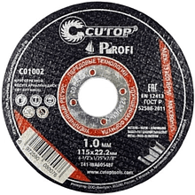 Круг отрезной по металлу CUTOP T41-115х1.0х22.2 мм