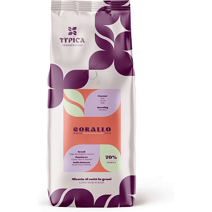 Кофе "Typica" Corallo, зерновой, 1000 г - 2