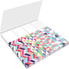 Закладки бумажные "Ultra Sticky. Geometry", 18x70 мм, 4 видаx25 шт., ассорти - 2
