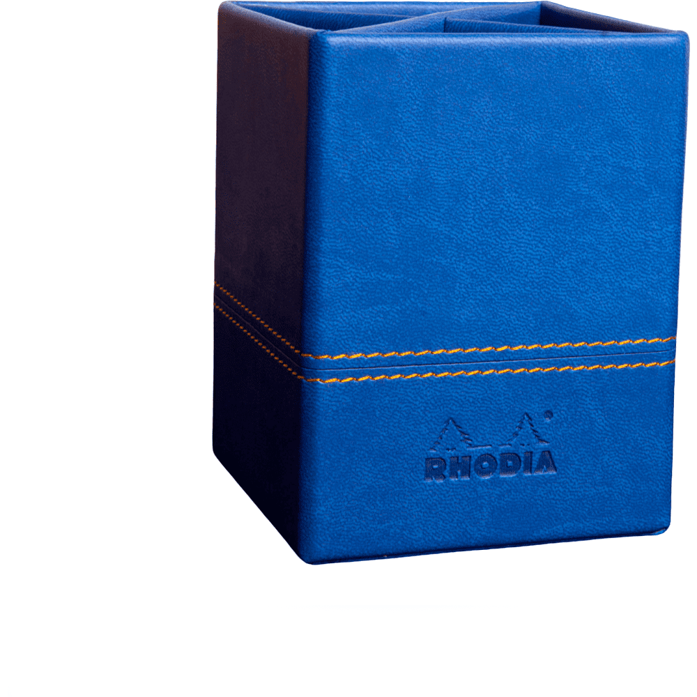 Карандашница "Rhodiarama", 80x80x110 мм, сапфировый