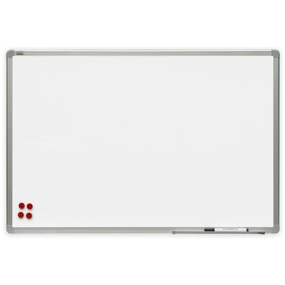 Магнитная доска с полимерным покрытием 2×3 "Alu23", 90x60 см