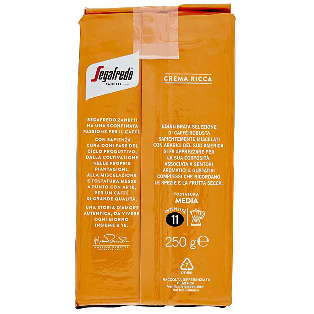 Кофе "Segafredo" Crema Ricca, молотый, 250 г - 2