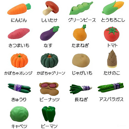 Ластик "IWAKO Vegetable", ассорти - 2