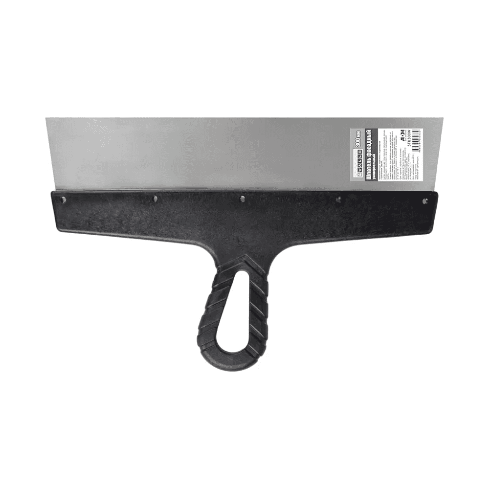 Шпатель фасадный 4Walls, SFU300W, нержавеющий, универсальный, 300 мм 