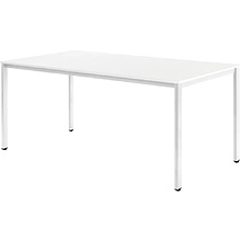 Стол Millwood Сеул, 1600х800 мм, металлокаркас белый