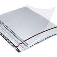 Обложка для переплета YesЛи, A4, пластик, 200 мкм, 100 шт, прозрачный