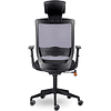 Кресло для руководителя "UTFC Гарвард СН-500", сетка, пластик, черный - 4