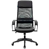 Кресло для руководителя "Бюрократ CH-608", экокожа, сетка, пластик, черный - 2
